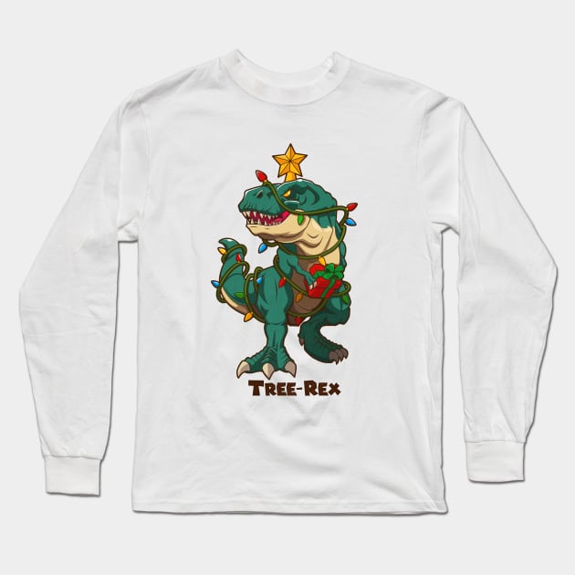 Tree-Rex Long Sleeve T-Shirt by iconicole